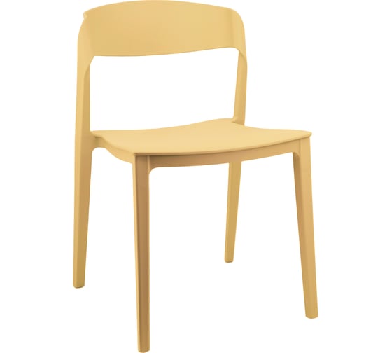 Изображение товара Стул для кухни обеденный Стул Груп Moris, пластик, бледно-желтый (комплект 4 стула) SL-7089 yellow 70139 BOX