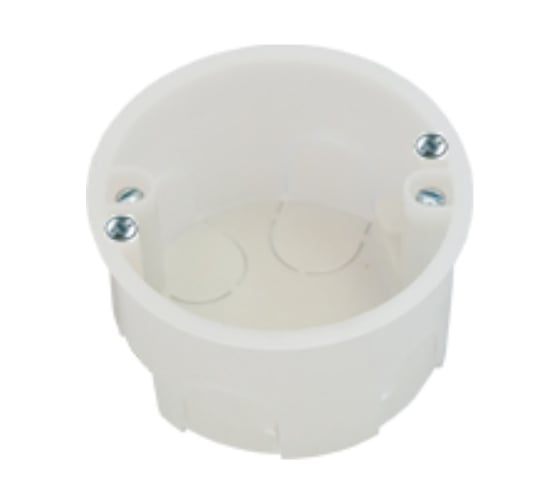 Изображение товара Установочная коробка Bylectrica евростандарт с винтами диаметр 70, h 41,5 мм, К-215 исп.1