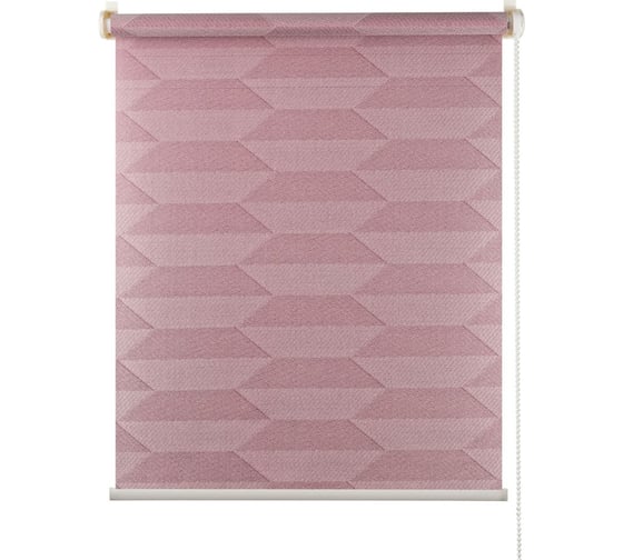 Изображение товара Рулонная штора ПраймДекор Диагональ миниролло лиловый 57х170 см 42057128