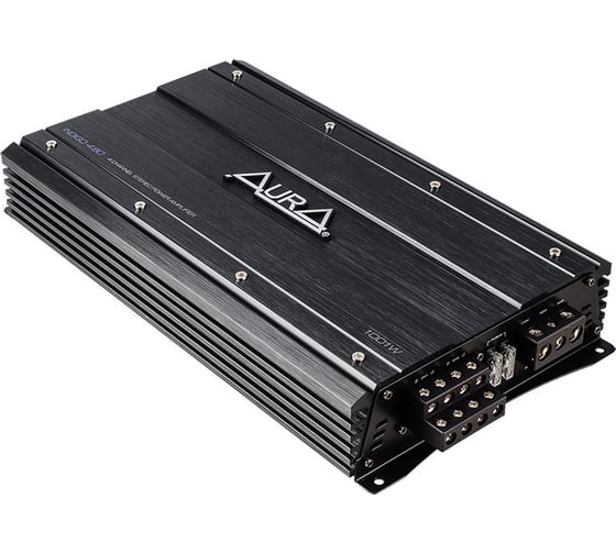 Изображение товара Усилитель мощности AurA 4-канальный, 4x80 Вт RMS, высоковольтный вход (Hi-level input) INDIGO-4.80