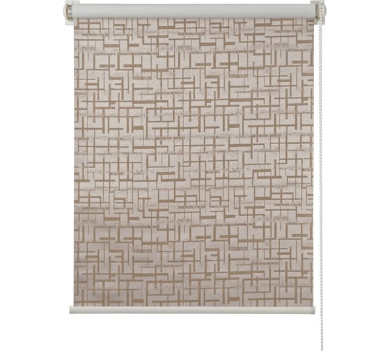 Изображение товара Миниролло ПраймДекор blackout Лабиринт маисовый, 37х170 см 11037097