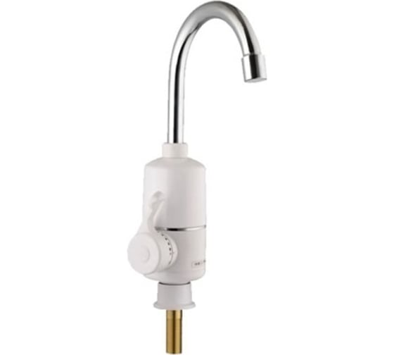 Изображение товара Смеситель с электронагревом для кухни Gota Rocio с высоким изливом, белый 900587-GOTA