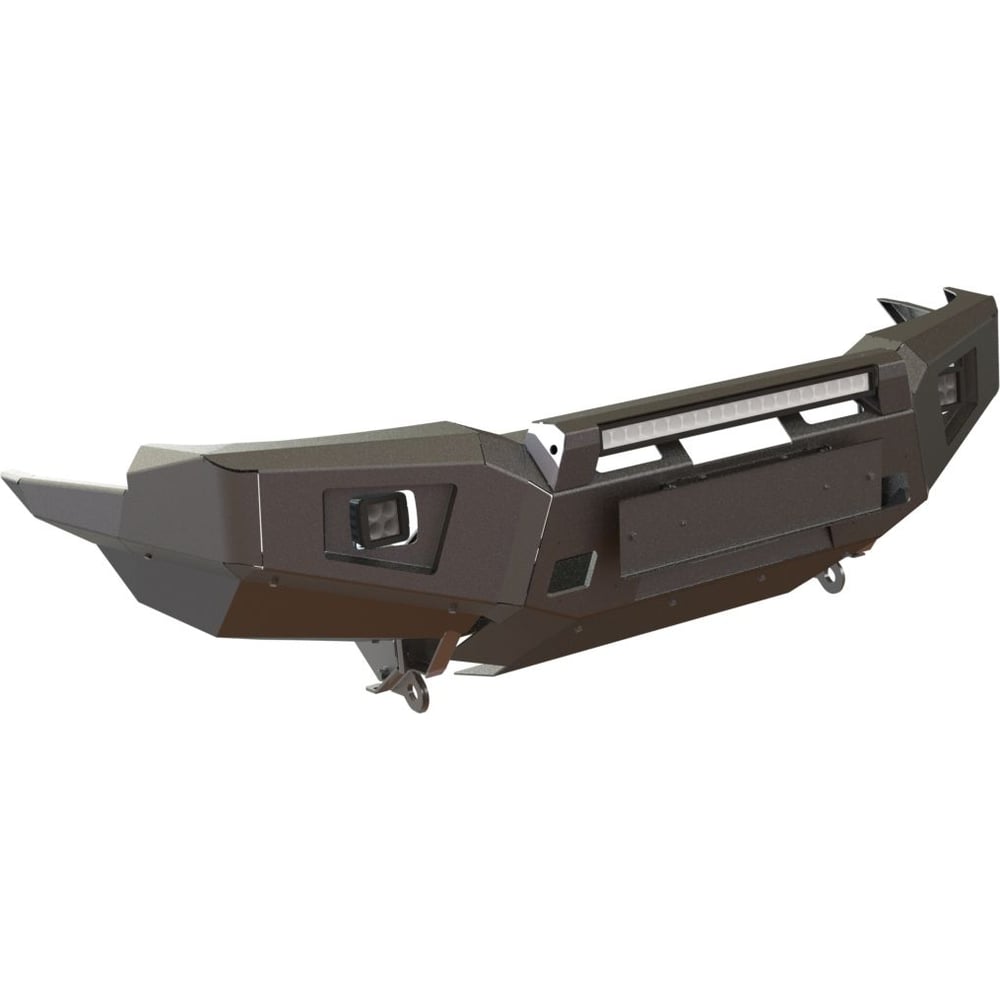 Изображение товара Передний силовой бампер STC Revo для Lexus GX470 2002-2009 с противотуманками и защитной дугой