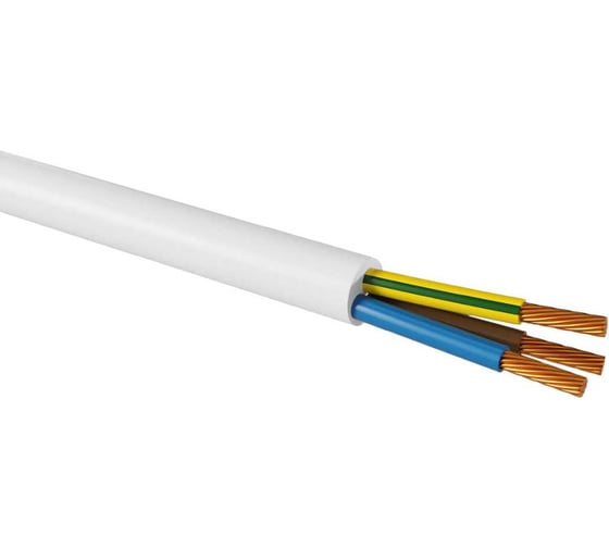 Изображение товара Провод TDM ELECTRIC ПРКС 3x1,5(N)-0,38 на катушке (100м), белый TDM SQ0136-0021