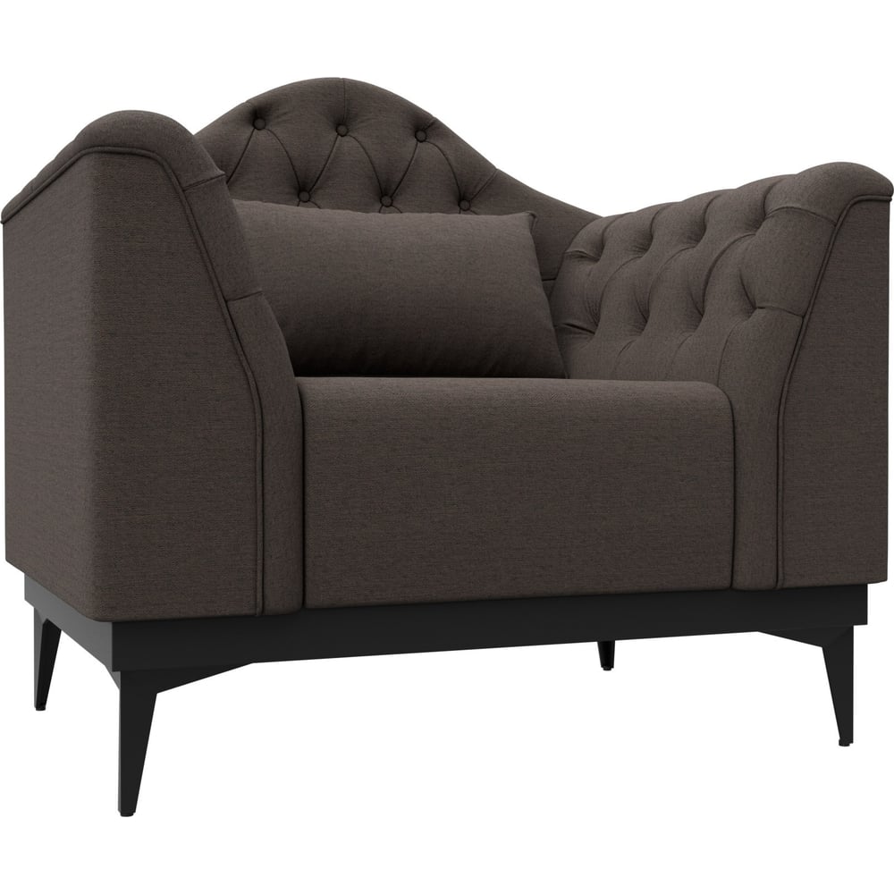 Изображение товара Кресло Лига диванов Флорида 123032 классическое рогожка коричневое