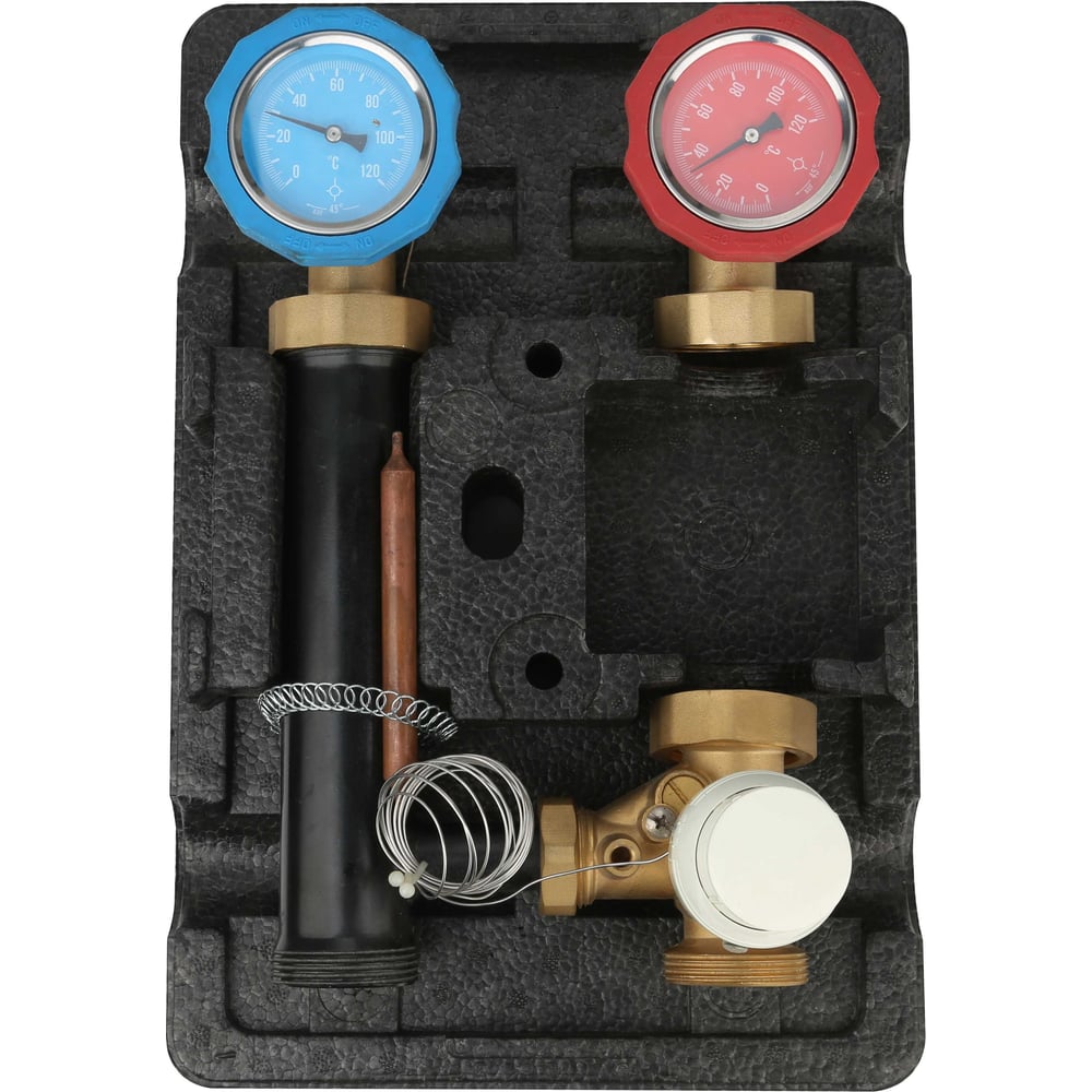 Изображение товара Насосная группа Gappo с термостатическим клапаном 1 дюйм 20-70 °С G1481