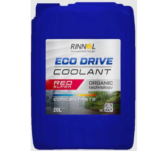 Изображение товара Жидкость охлаждающая RINNOL ICE DRIVE COOLANT RED 20 KG 546021