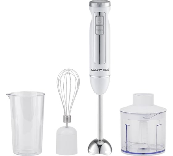 Изображение товара Блендер Galaxy LINE GL 2145, белый, погружной, 1300 Вт 7020121450