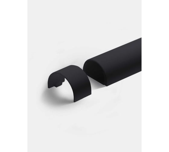 Изображение товара Накладка на стык профиля Уфакор для АРКА 30х13, комплект 2 шт. черный CT3013NS-BLC