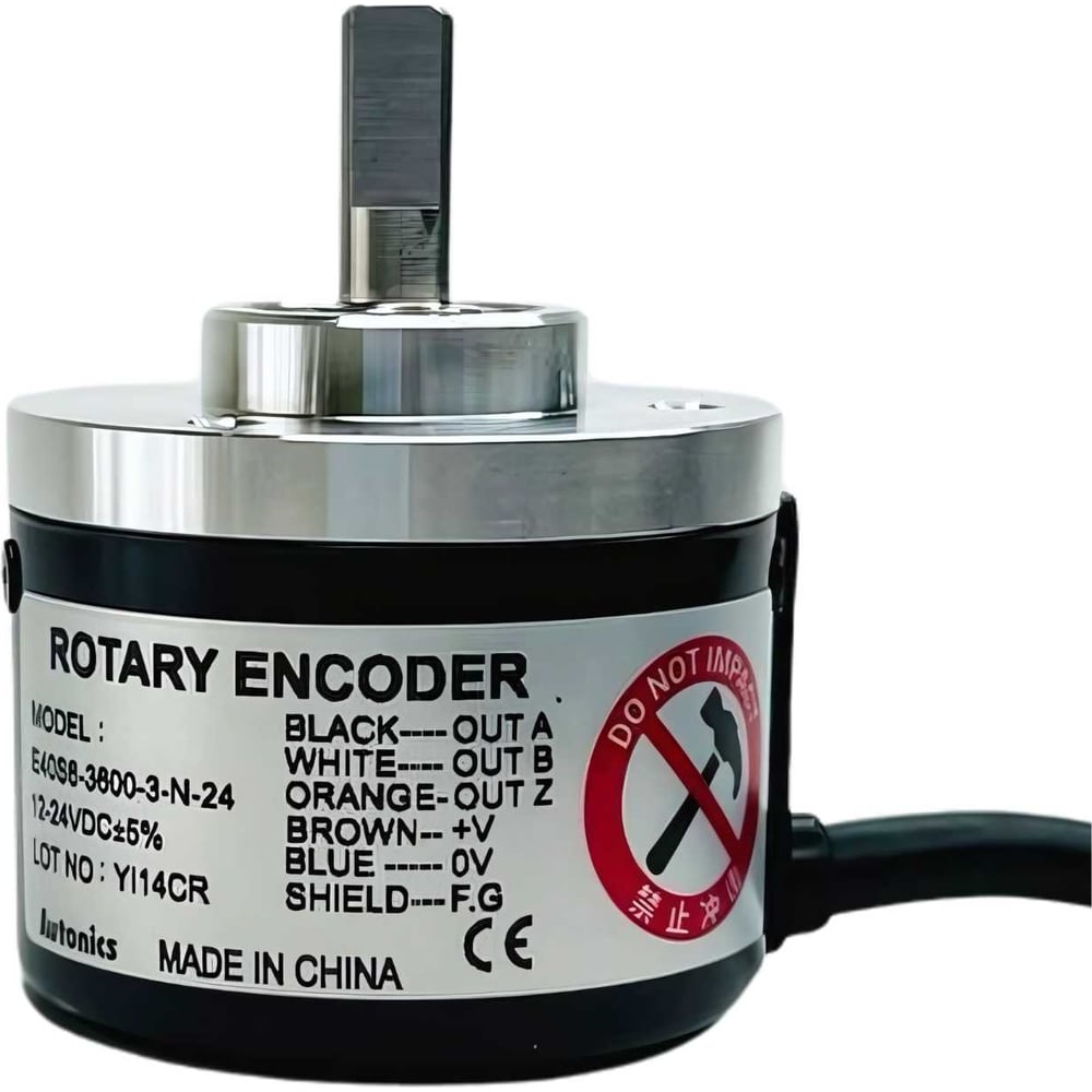 Изображение товара Инкрементальный энкодер Autonics E40S6-3600-3-N-24 промышленный точный
