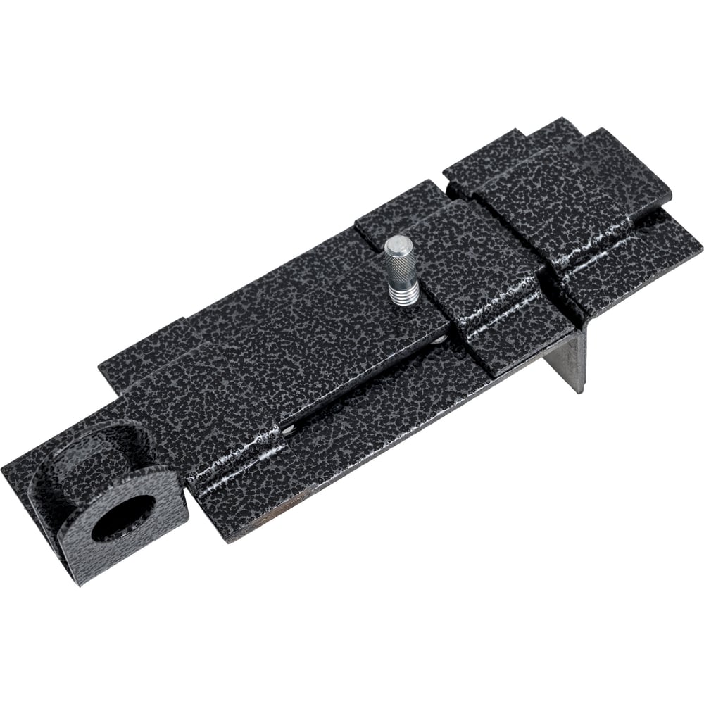 Изображение товара Накладной дверной засов с плоским ригелем серебро Д816