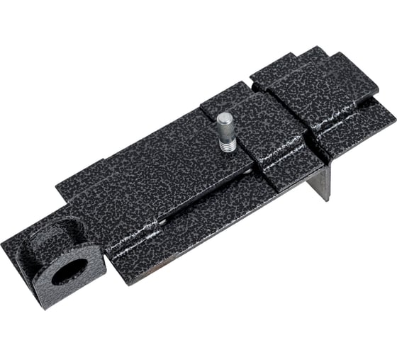 Изображение товара Засов накладной Дверной страж с проушиной, серебро, с плоским ригелем г.С-Пб L-180 мм Д816