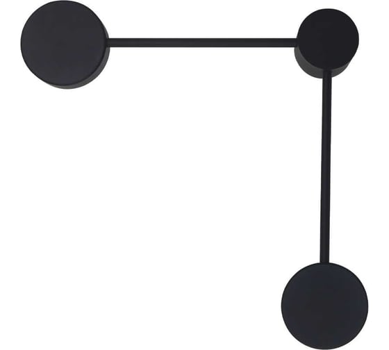 Изображение товара Накладной настенный светильник Wolta МОЛЕКУЛА под лампу GX53 Черный WSL-GX53/13E