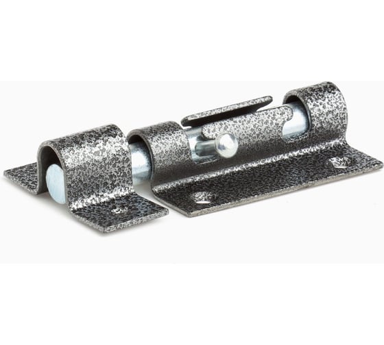 Изображение товара Засов накладной Дверной страж Универсальный серебро, с круглым ригелем г.С-Пб L-105 мм Д917