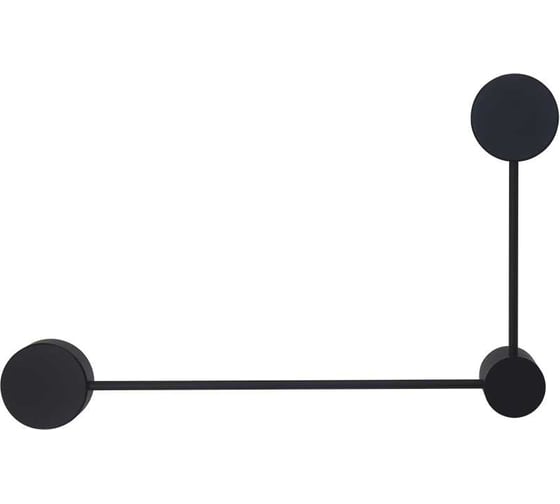 Изображение товара Накладной настенный светильник Wolta МОЛЕКУЛА под лампу GX53 Черный WSL-GX53/13-R