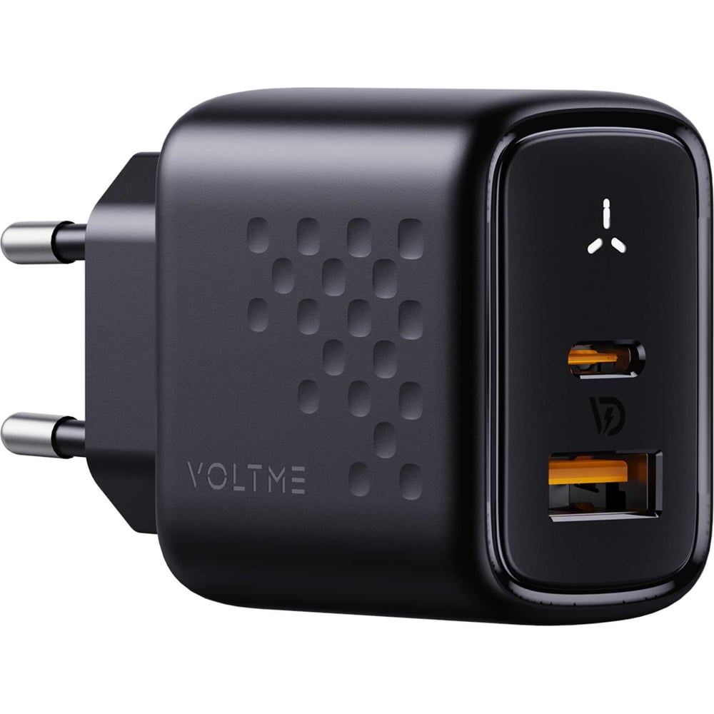 Изображение товара СЗУ VOLTME Revo 45CA Duo USB-C USB-A GaN 45W быстрая зарядка ноутбук смартфон
