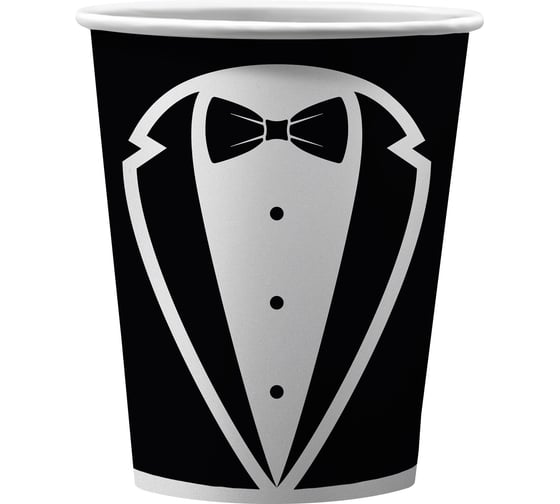 Изображение товара Набор бумажных стаканов ND Play Сосиска Бонд, в т/у пленке, 6 шт, 250мл 312684