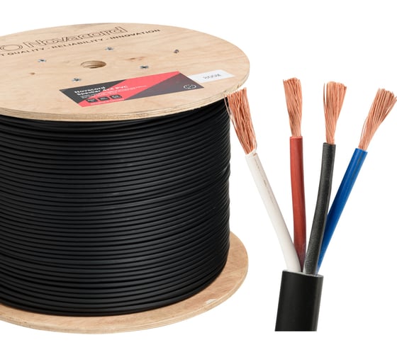 Изображение товара Акустический кабель для колонок Novacord 4x4 мм2, AWG 13, диаметр кабеля 12.0 мм, оболочка PVC, 50м Speaker 4x4 PVC 50