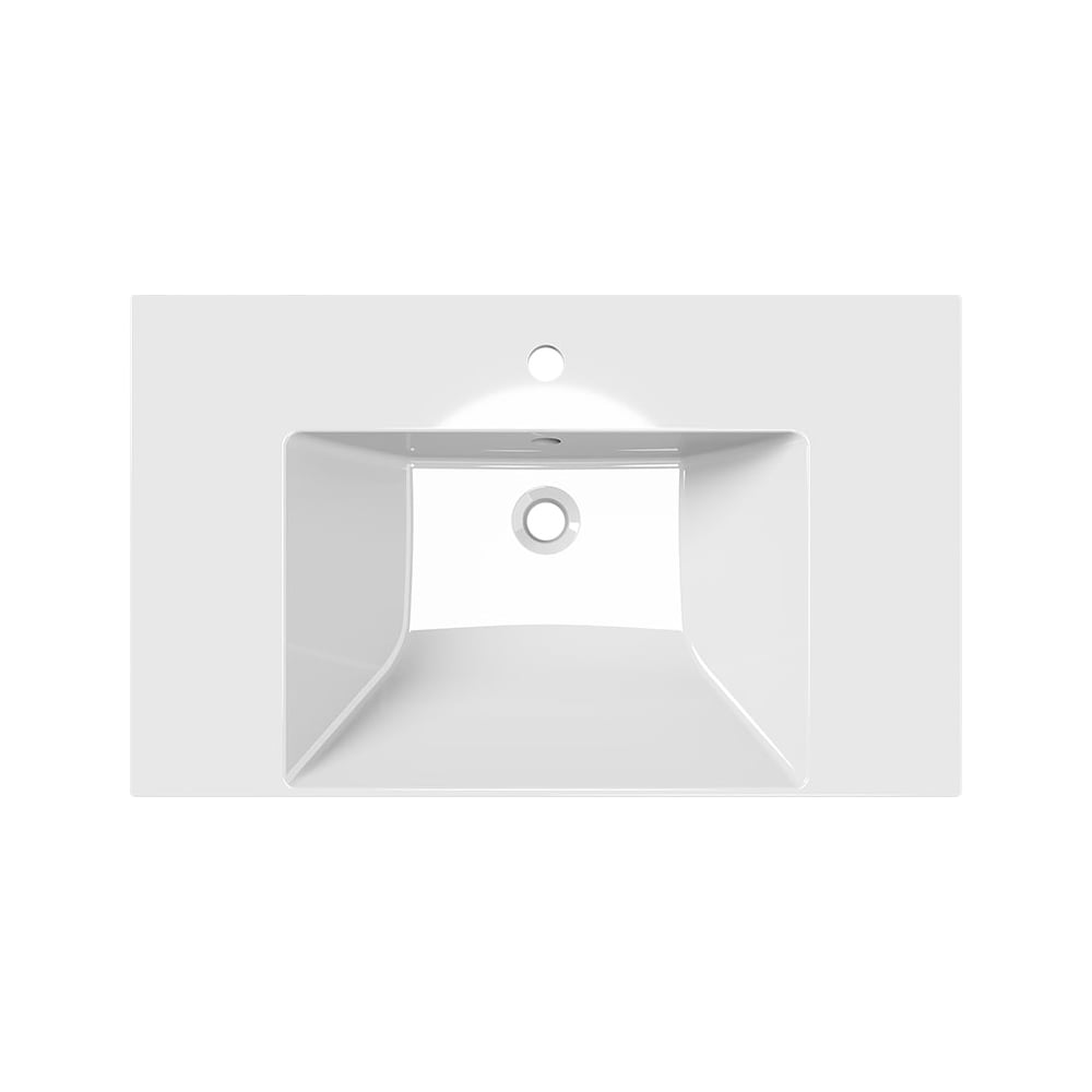 Изображение товара Раковина PAOLA Amaretto белая 800 для ванной современной формы