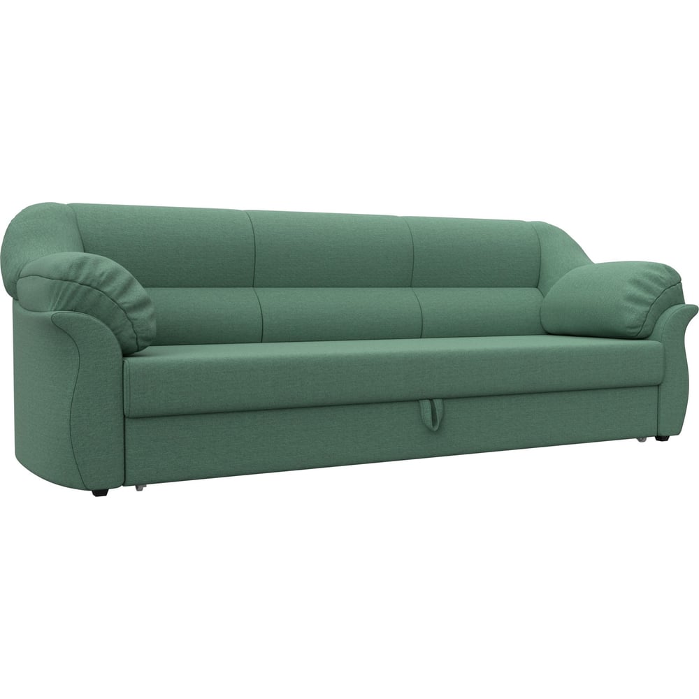 Изображение товара Диван прямой Карнелла 123299 Лига диванов зеленый с механизмом дельфин