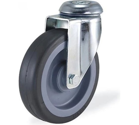 Изображение товара Поворотная колесная опора под болт KAMA 80 мм 2800-MTB-080