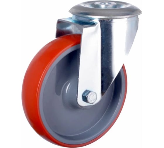 Изображение товара Поворотная колесная опора под болт KAMA 125 мм K-3300-PUS-125x32