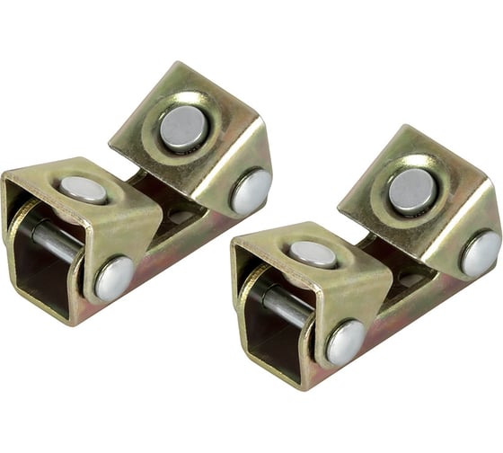 Изображение товара Угольник магнитный КОБАЛЬТ 55 мм, V-образный, регулируемый, для работы с трубами, магнит до 3.6 кг., 2 шт., блистер 919-517