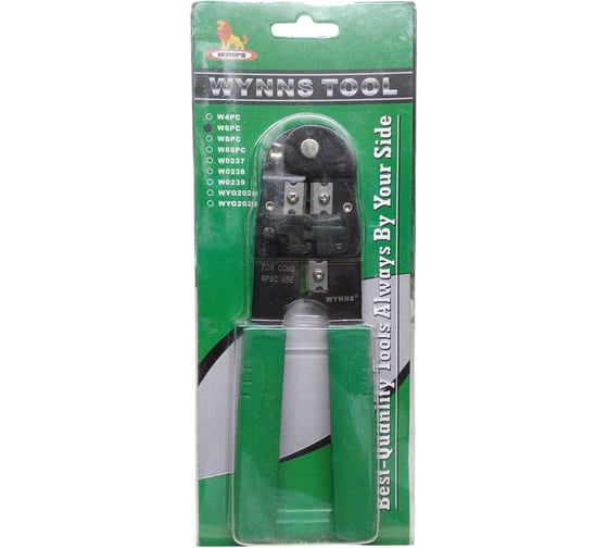Изображение товара Клещи для обрезки и обжима проводов WYNNS 190мм W6РС 00000017722