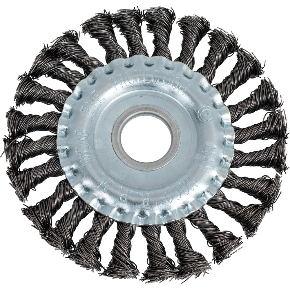 Изображение товара Щётка дисковая для УШМ 125 мм с жгутовой проволокой 0.5 мм