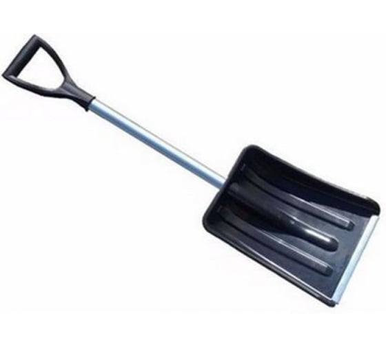 Изображение товара Мини лопата BlackWeld с металлическим черенком, черная 144084bw