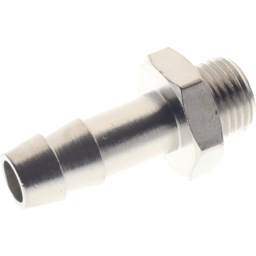 Изображение товара Штуцер BTI под шланг П цилиндр 12-1/4 15965 - никелированная латунь гидравлический соединитель