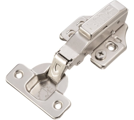 Изображение товара Петля MF Prima Top 3D, 45 мм, Clip-on, накладная с доводчиком, мягкий ход, никель, в сборе, H=0 18200v