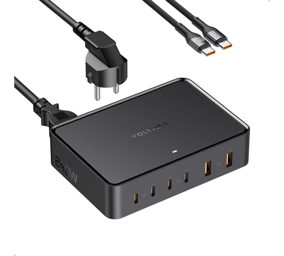 Изображение товара СЗУ VOLTME Revo 240W PD3.1 Desktop Charger 4C2A EU Черный V2250