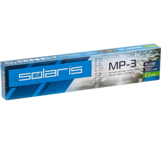Изображение товара Электроды SOLARIS МР-3 ф 3.2мм, 2.5кг WM-1103