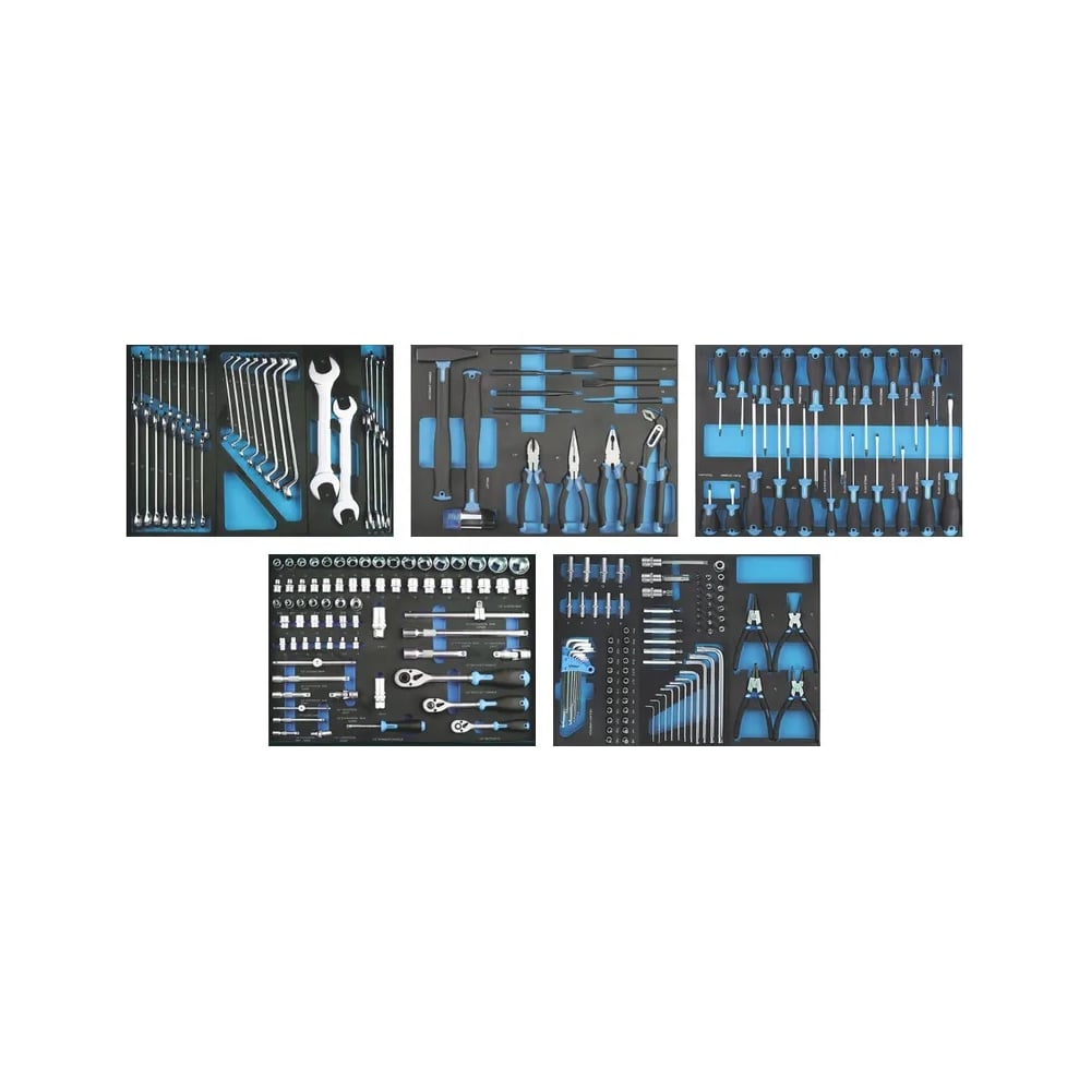 Изображение товара Набор инструментов AutoMeister 229 пр в ложементах 71975