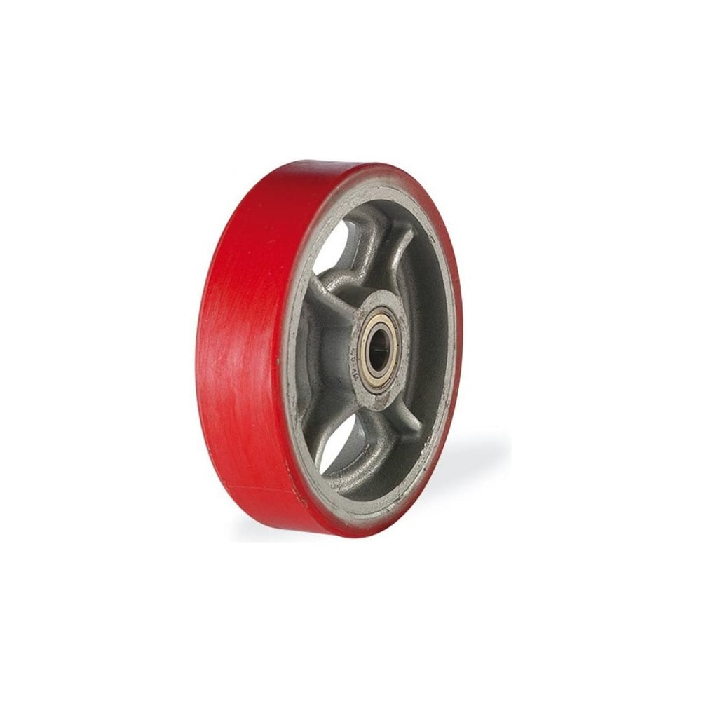 Изображение товара Большегрузное колесо с полиуретановой шинкой KAMA 150 мм и посадкой на ось 20 мм