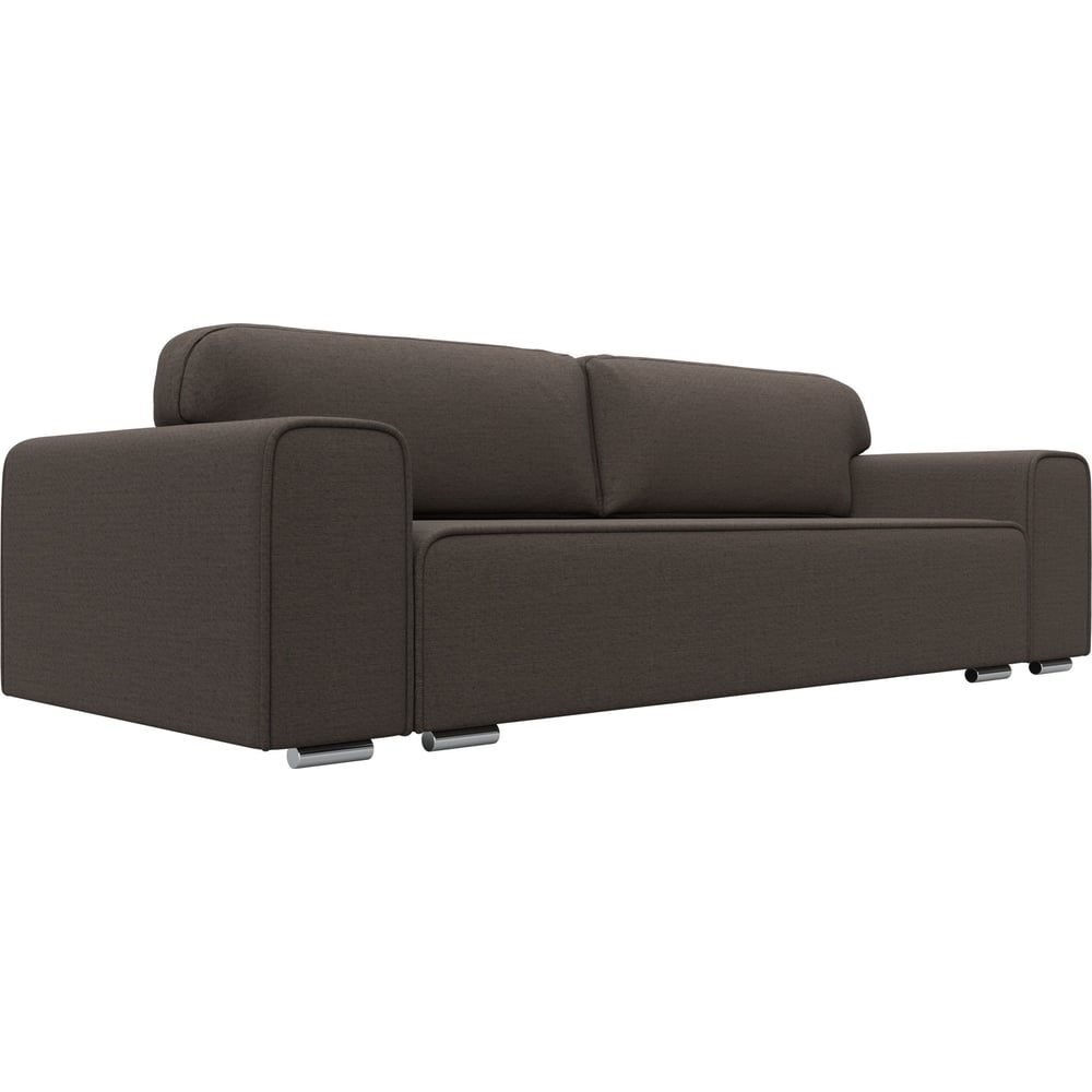 Изображение товара Диван прямой Лига-029 коричневый современный механизмы пантограф ящик