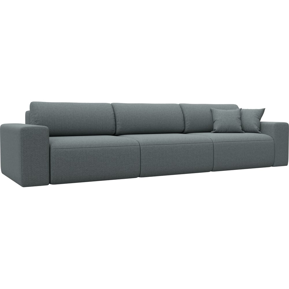 Изображение товара Диван прямой Лига-036 НПБ Классик Лонг серый современный стиль