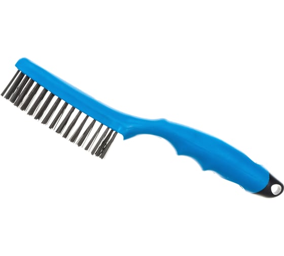 Изображение товара Проволочная щетка HOEGERT TECHNIK четырехрядная, стальная проволока HT3B621