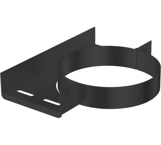 Изображение товара Хомут настенный Металлик и Ко 150, AISI 430, 1.00, RAL 9005, терм. о О0000109205