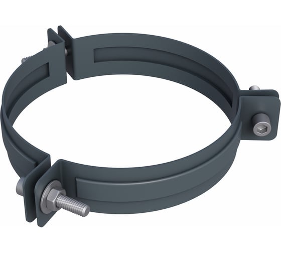 Изображение товара Металлик и Ко Хомут под растяжку 210, оцинкованная сталь, 1.00, RAL 7024, п о О0000012597