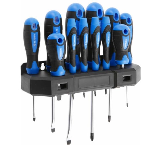 Изображение товара Набор отверток HOEGERT TECHNIK HOEGERT TECHNIK 12 шт, сталь S2 HT1S097