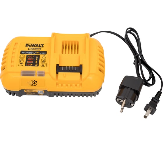Изображение товара Универсальное зарядное устройство Dewalt XR Li-Ion FLEXVOLT DCB118