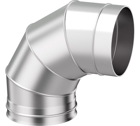 Изображение товара Колено 4-х секционное Металлик и Ко 90x150; AISI 430 0.80 О0000071415