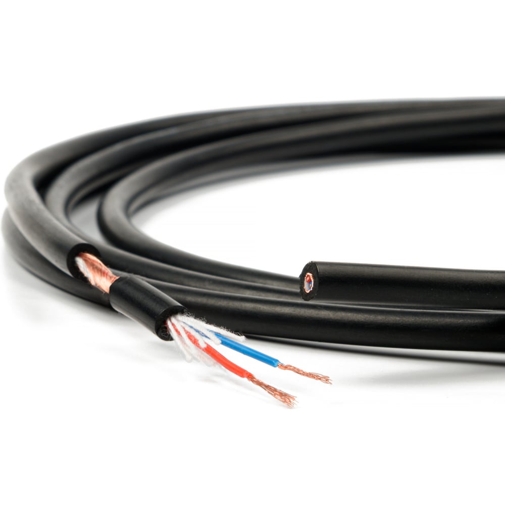 Изображение товара Микрофонный кабель Novacord 2x0.22 мм2, AWG 24, витой экран, диаметр кабелья 6.0 мм, оболочка FRNC-C, 150м MICRO 22 FRNC-С 150