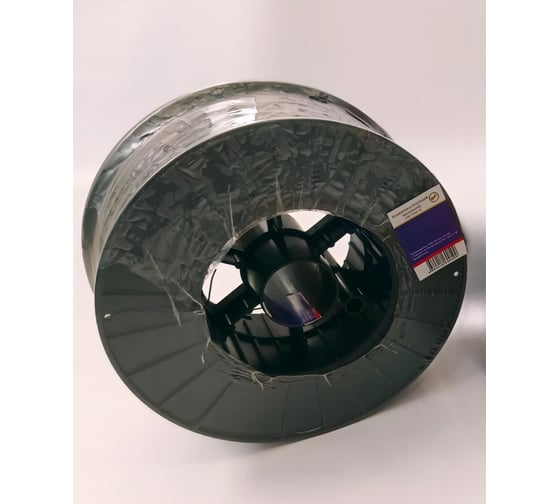 Изображение товара Проволока вязальная Атолл черная, т/о, на катушках, 4,0 мм х 15 кг 111-414