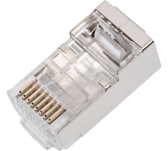 Изображение товара Разъем RJ45 Advant экранированный (FTP) с толщиной изоляции до 1.35 мм, ADV6a-FRJ45