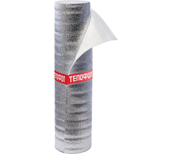 Изображение товара Шумоизоляция Тепофол для вентиляции, самоклеящийся рулон, 2 мм, 10 м2 942414211