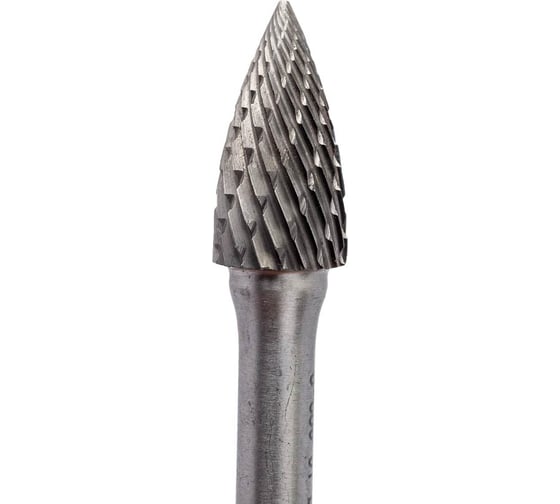 Изображение товара Бор-фреза БУЛАВА гиперболическая с заостренным концом твердосплавная 16x25x6х70 мм, насечка ДВ BG01562X
