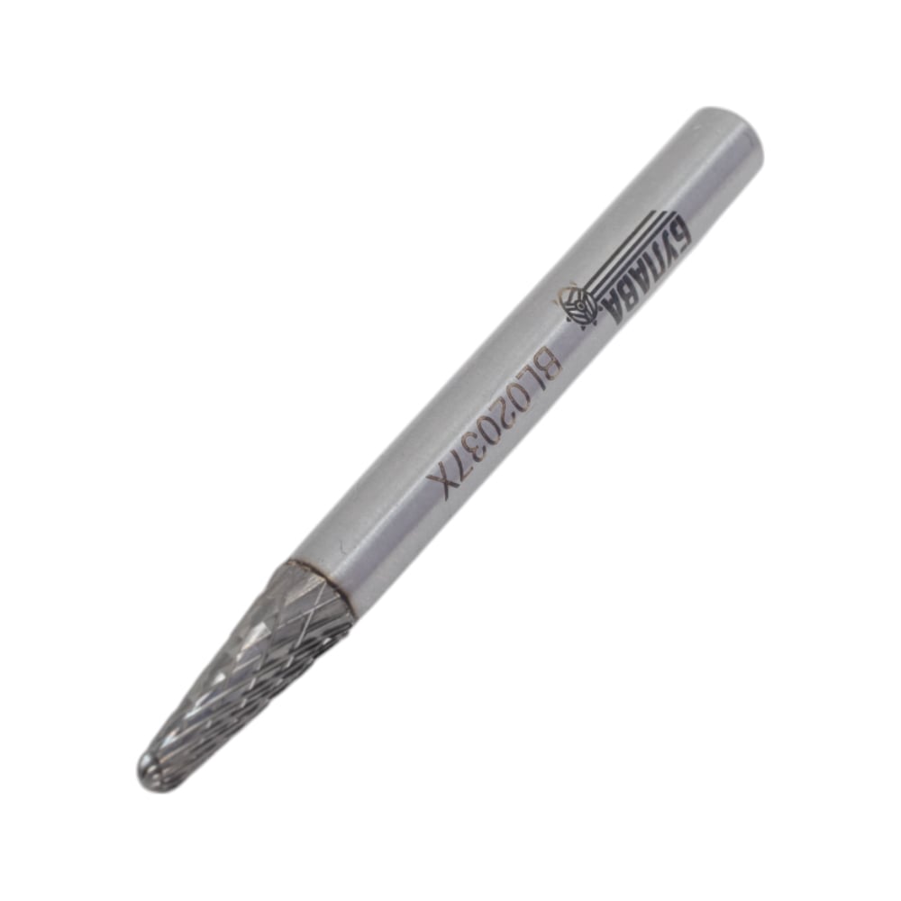 Изображение товара Бор-фреза БУЛАВА сфероконическая твердосплавная 6x16x6х60 мм, насечка ДВ BL02037X